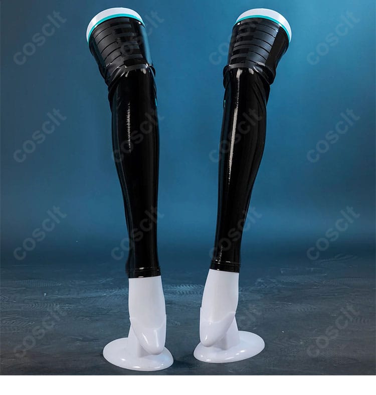 初音ミク V6 コスプレ衣装のレッグカバーのディテール
