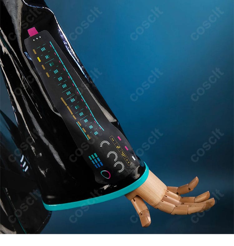 初音ミク V6 コスプレ衣装の袖とアームカバーのディテール