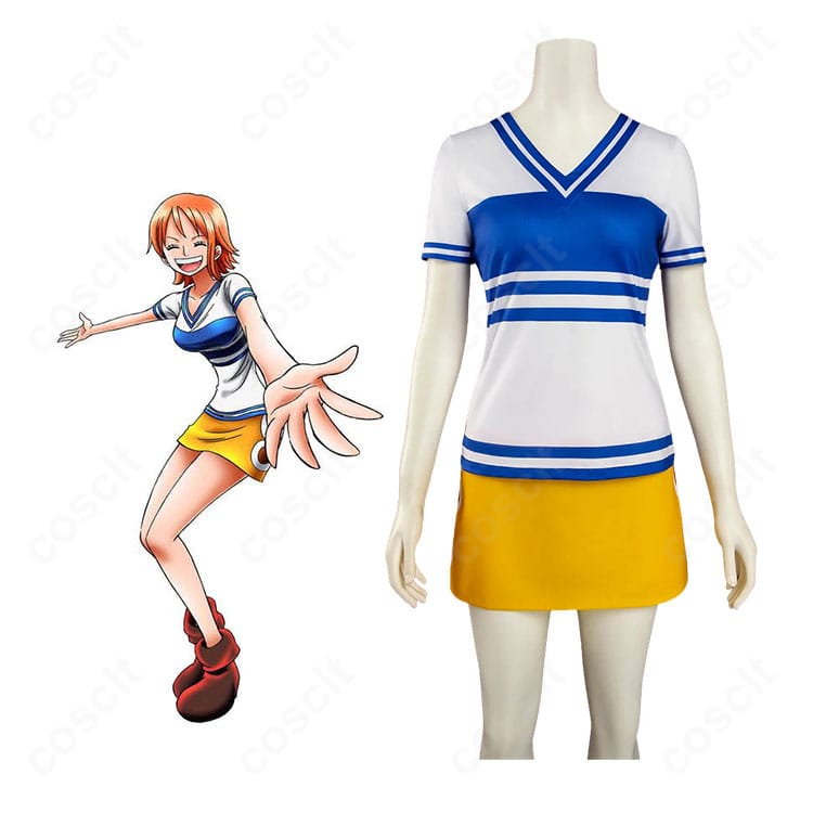 ONE PIECEのナミ・2年前コスプレ衣装を着用したキャラクターイメージと全体コーディネート