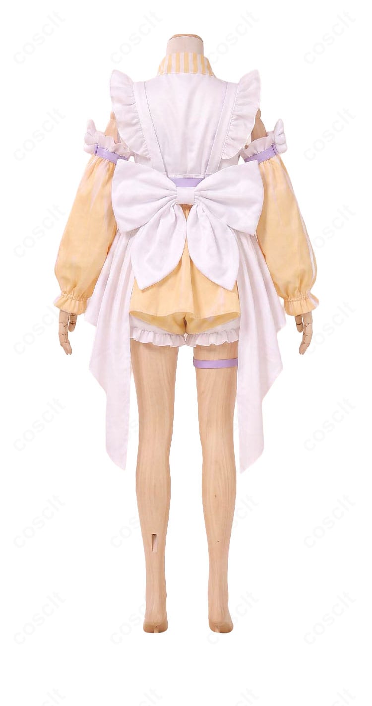にじさんじ ぽめろ・ぱんち 魔法少女デビュー衣装Ver.コスプレ衣装の側面シルエット