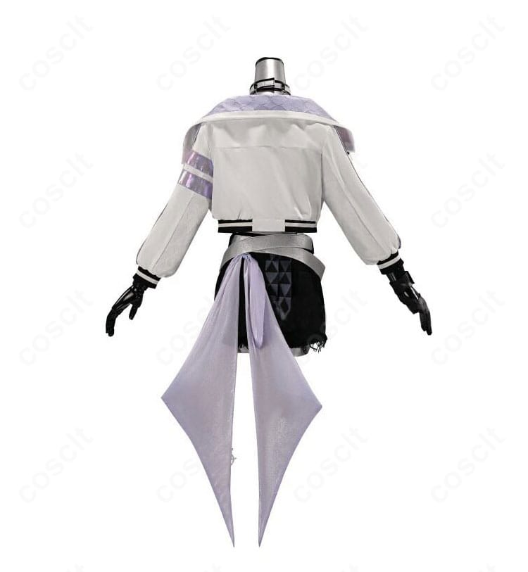 轟はじめ ブラックオーロラ コスプレ衣装の背面デザインとシルエット