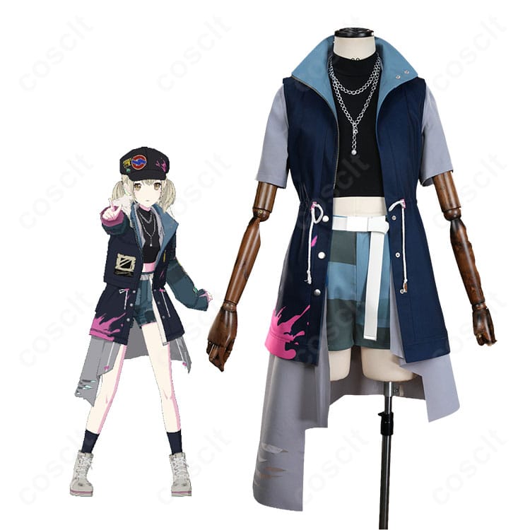 プロジェクトセカイ 小豆沢こはね ROOKIE SURVIVORのキャラクターイメージとコスプレ衣装全体