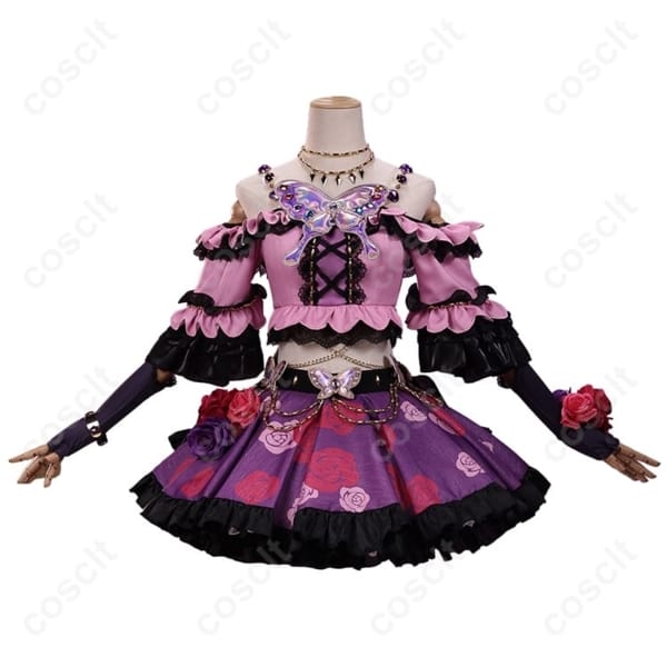 アイカツ！紫吹蘭 ローズボンボンコーデ コスプレ衣装｜上品で撮影映えする11点セット