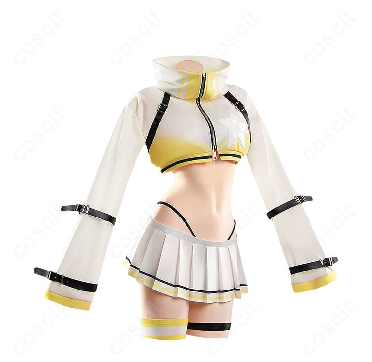 エレグ通常コスプレ衣装の正面デザインとイエロー×ホワイト配色