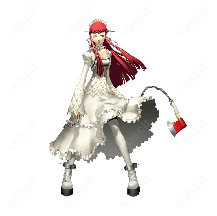 『ペルソナ3』チドリのロリータコスプレ衣装を着用した全身イメージ