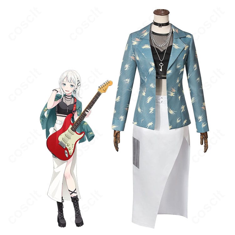 『BanG Dream! Our Notes』馬橋心玖のキャラクターイメージと一家Dumb Rock!ステージ衣装の商品比較