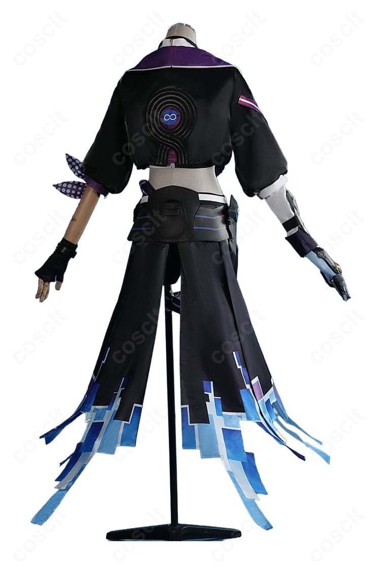 『崩壊:スターレイル』銀狼LV.999コスプレ衣装の背面デザイン