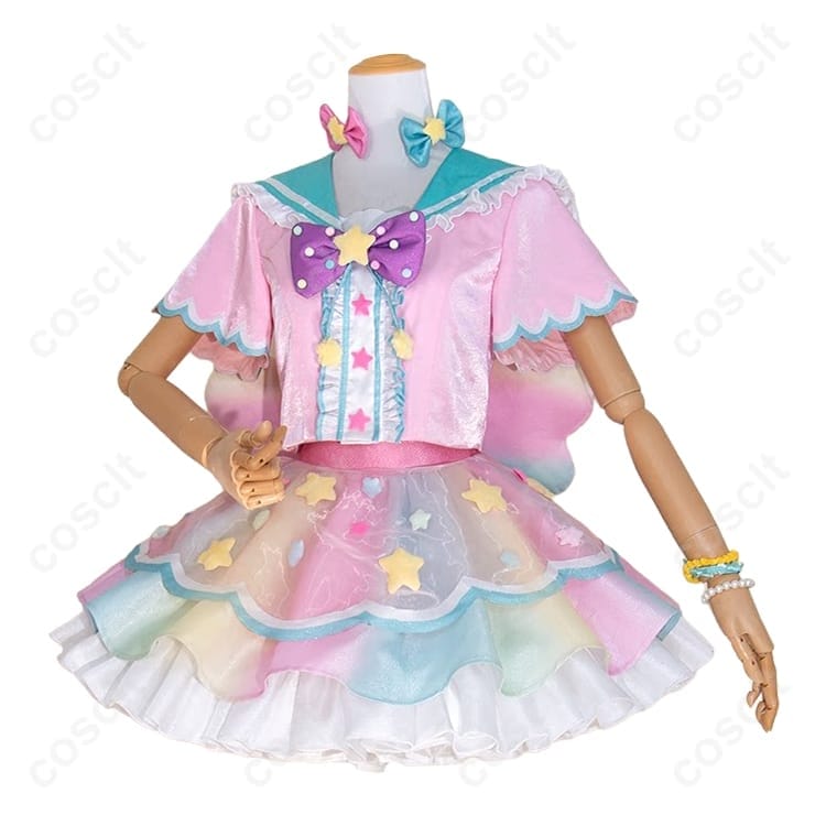 アイドルタイムプリパラ 夢川ゆい コスプレ衣装｜軽やかな着心地と華やかな再現性 - 2枚目の画像