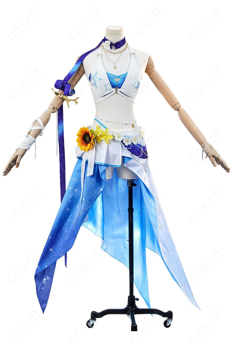 ロビン 夏空の歌コスプレ衣装のトップスとスカートを確認できる正面