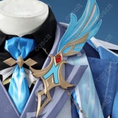 原神 ヌヴィレット メリュジーヌの贈り物 コスプレ衣装｜重厚な宮廷風セット - 4枚目の画像（サムネイル）
