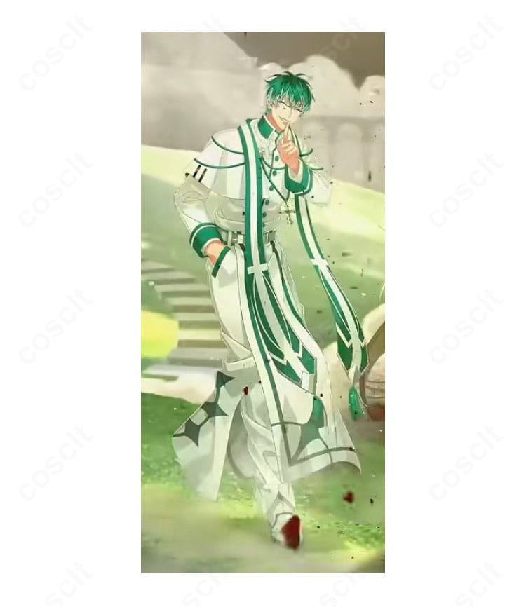 ヒプノシスマイク 白膠木簓 9周年記念PRIEST Ver.コスプレ衣装の全体デザイン