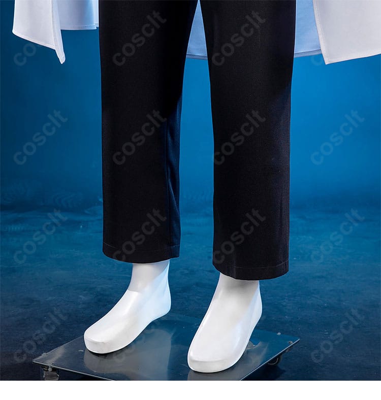 漆羽洋児コスプレ衣装のパンツ脚部に施された装飾