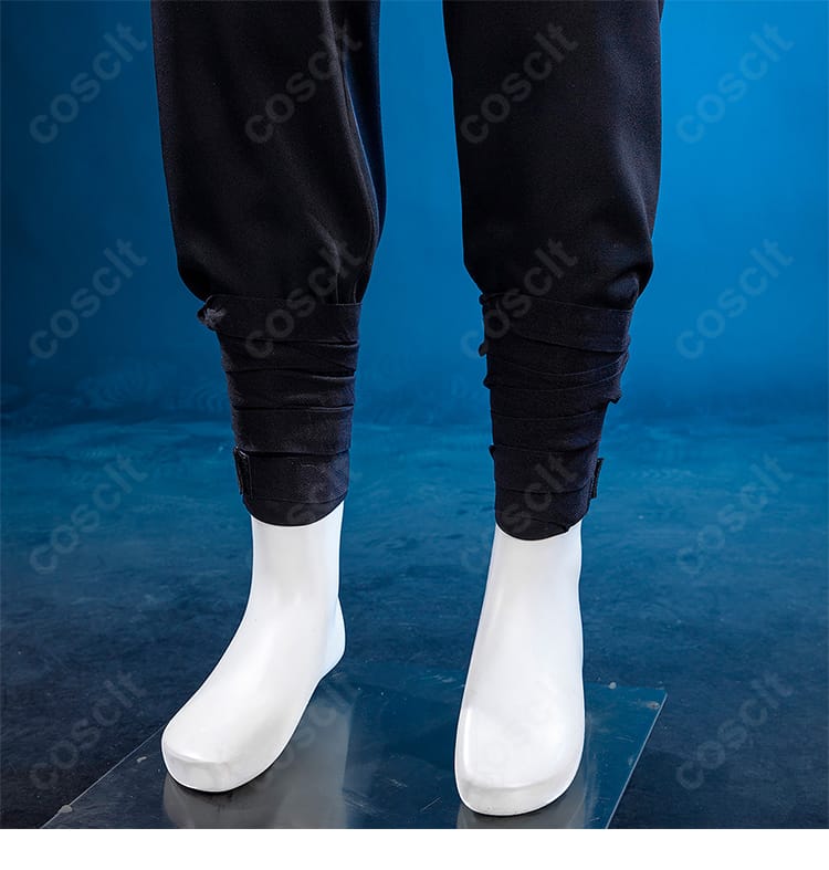 漆羽洋児コスプレ衣装のパンツ裾と包帯の着用イメージ