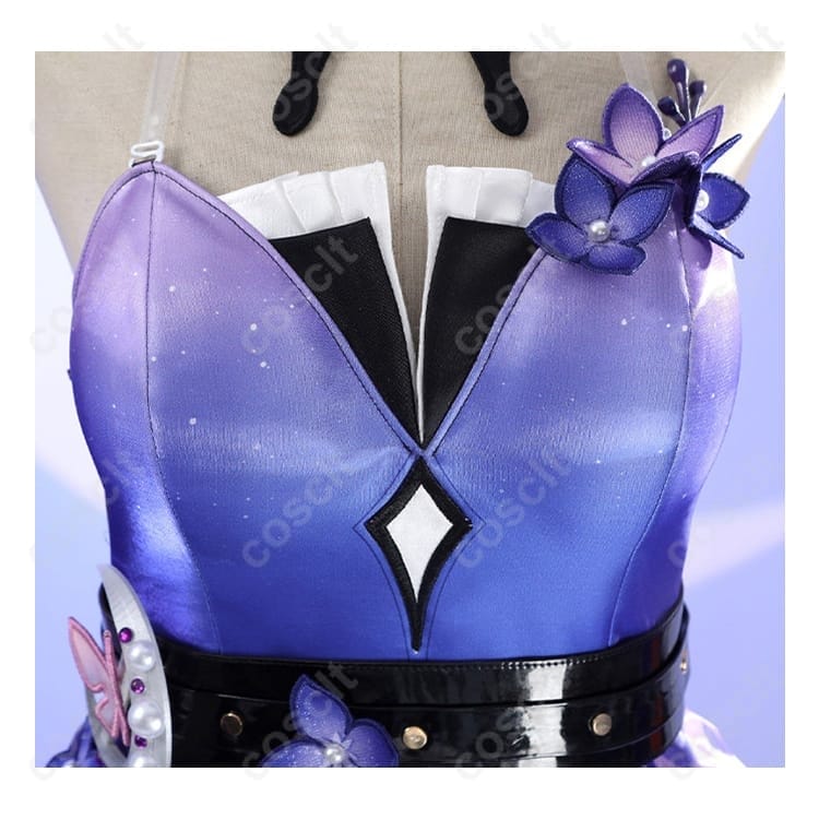 崩壊：スターレイル キャストリス 儚き夢の舞 コスプレ衣装｜幻想的な多層ドレスを再現 - 4枚目の画像