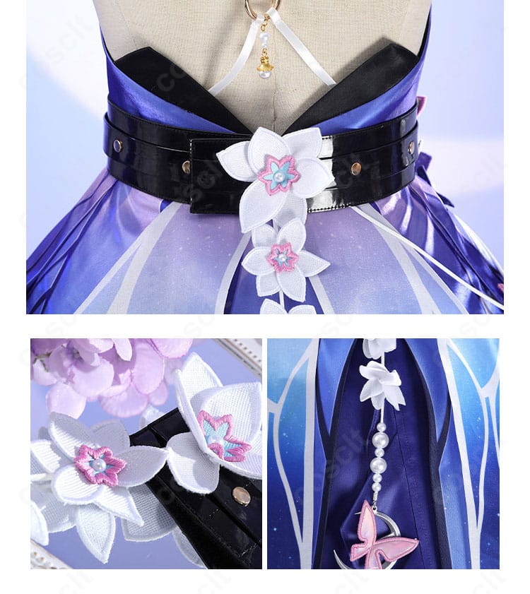 キャストリス コスプレ衣装の背面チェーン飾り