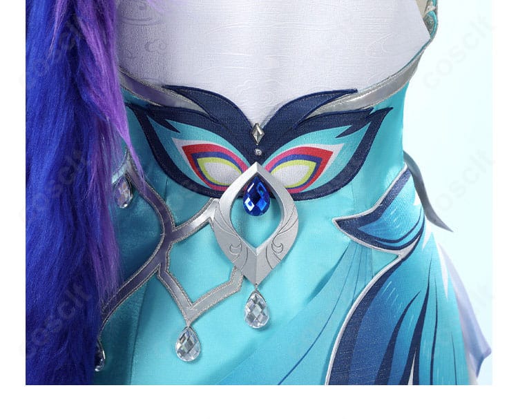 爻光コスプレ衣装の腰飾り背面ディテール