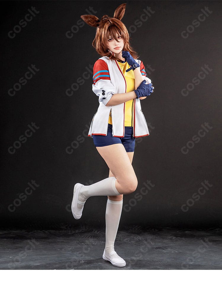 アグネスタキオンのファンデザイン衣装を側面から確認できる商品画像