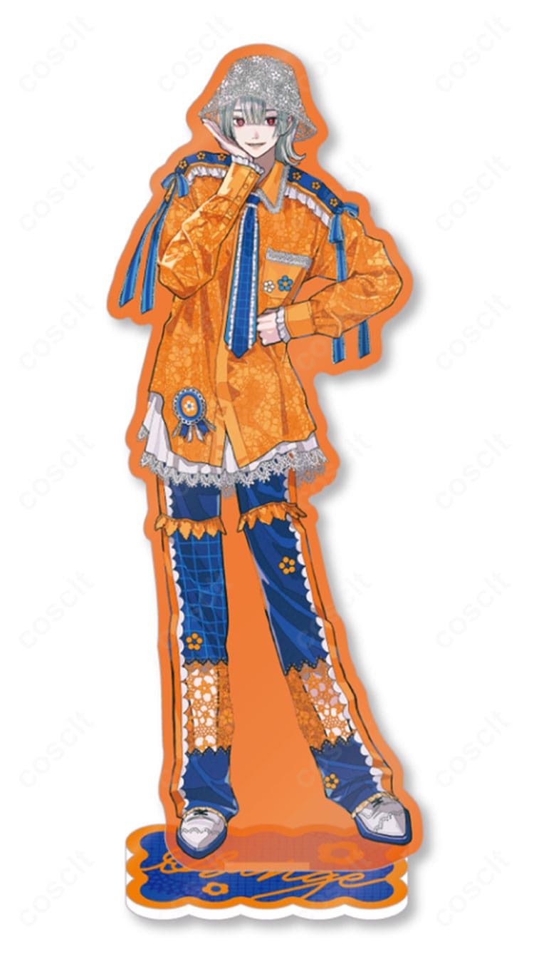 にじさんじ 弦月藤士郎メランコリックオレンジ衣装を着用したキャラクター全身イメージ