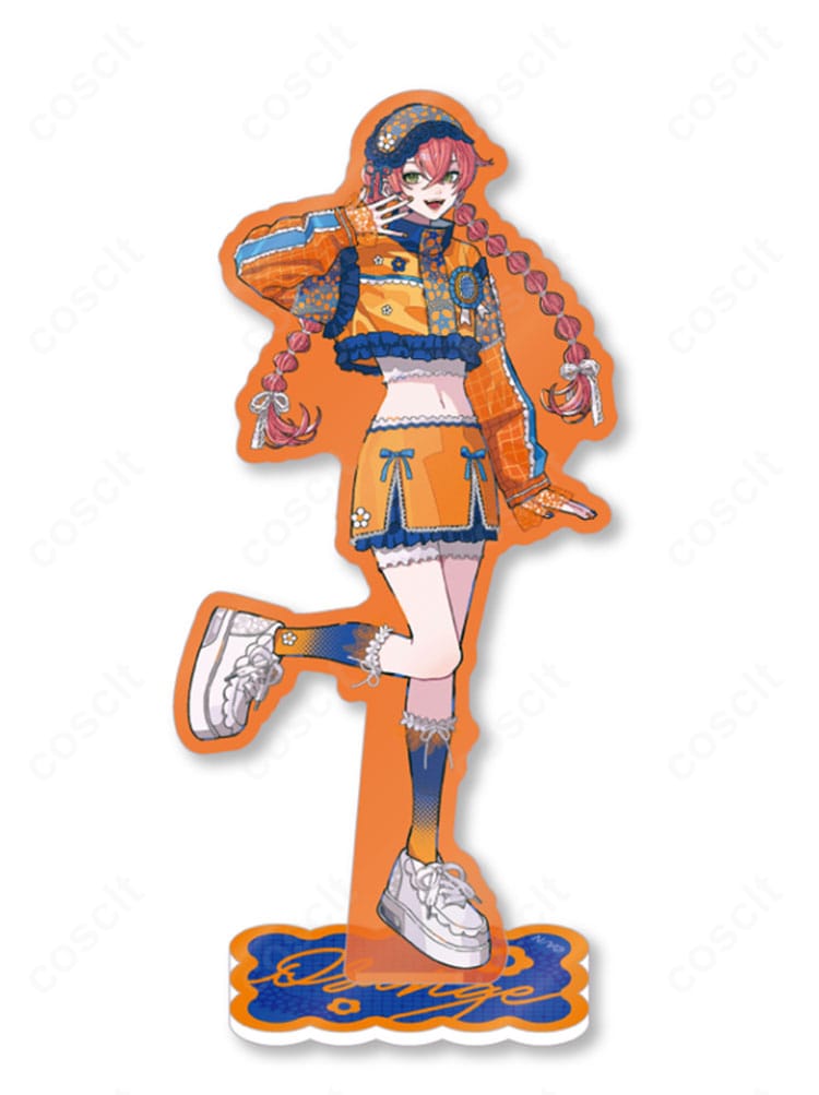 にじさんじ 獅子堂あかり メランコリックオレンジ コスプレ衣装の着用イメージ