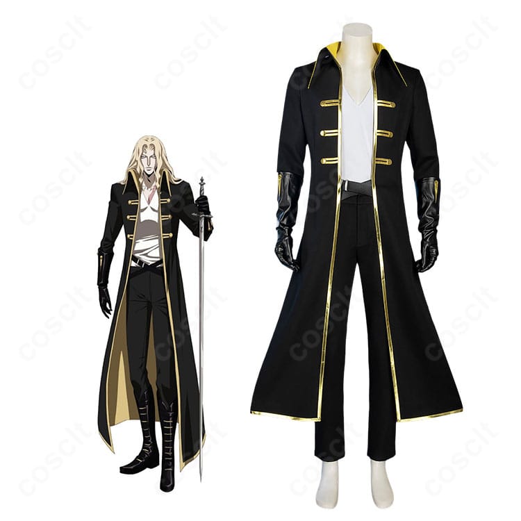 『悪魔城ドラキュラ －キャッスルヴァニア－』アルカードのキャラクターイメージと中世風コスプレ衣装