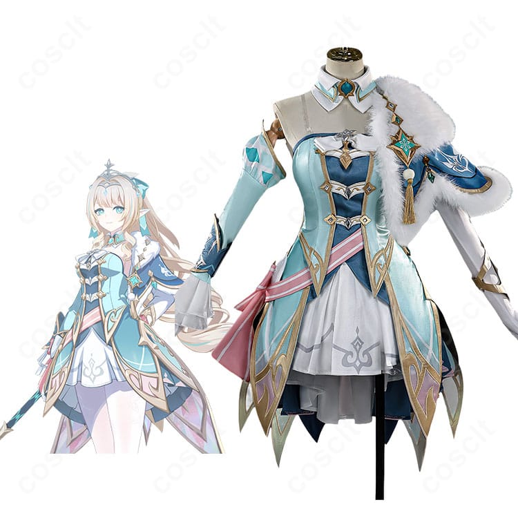 原神ヴァレサのキャラクターイメージと通常コスプレ衣装の全体デザイン