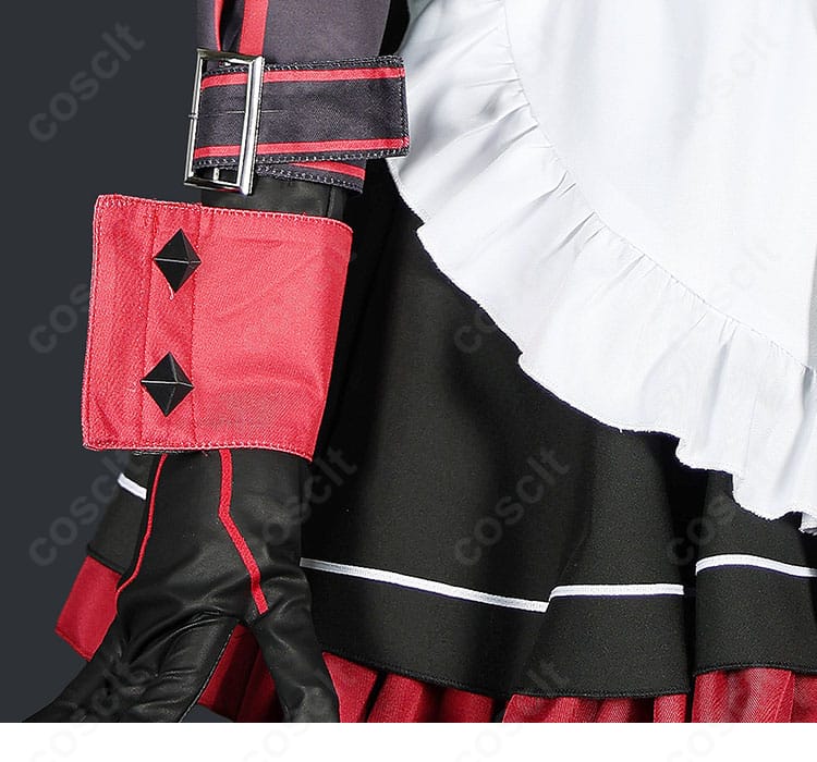 ドレイク コスプレ衣装に付属する手袋と手元装飾のディテール