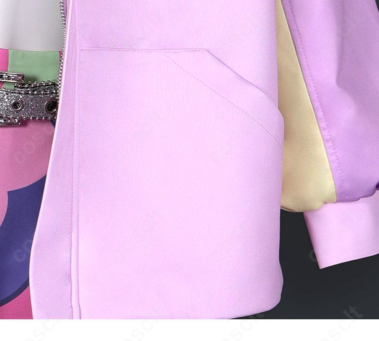 花海咲季コスプレ衣装のジャケットに施されたポケット部分の詳細