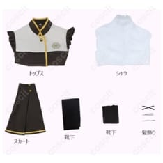 BanG Dream! ビオラ・ベル・ポポ コスプレ衣装｜爽やかな制服風ステージ衣装5点セット - 4枚目の画像（サムネイル）