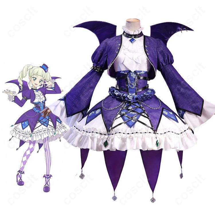 『アイカツ!』藤堂ユリカのキャラクターイメージとゴスマジックコーデ衣装の比較