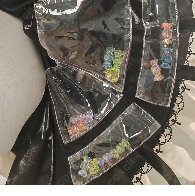 バイパー コスプレ衣装のスカート内側に施された装飾の詳細