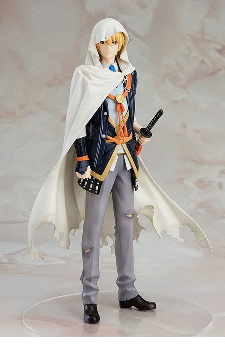 刀剣乱舞ONLINE 山姥切国広の通常コスプレ衣装、コートやベスト、腰装備を含む全身構成