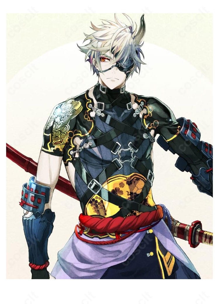刀剣乱舞ONLINE 鬼丸国綱コスプレ衣装の上衣デザインと細部