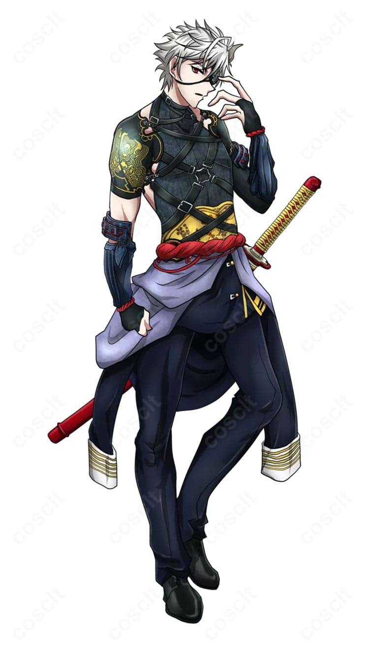 刀剣乱舞ONLINE 鬼丸国綱コスプレ衣装を着用したキャラクターイメージ