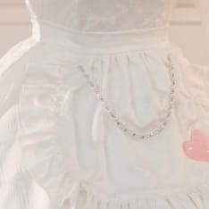 勝利の女神：NIKKE アリス 白メイドVer. コスプレ衣装｜うさ耳で高再現 - 5枚目の画像（サムネイル）