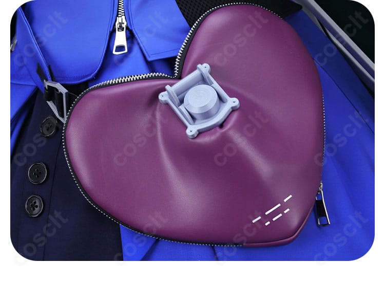 リーノ コスプレ衣装に付属する腰掛け用ハート型ショルダーバッグ