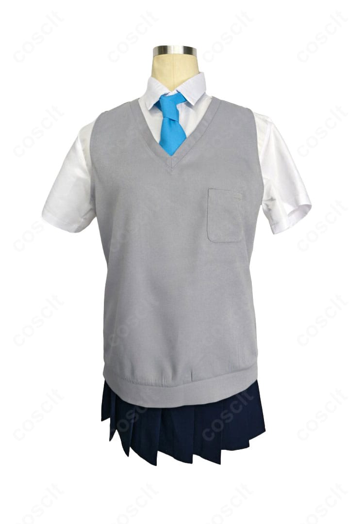 ブルーアーカイブの学園制服コスプレ衣装の内側と縫製ディテール