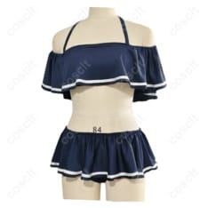 ブルーアーカイブ 黒見セリカ 水着Ver. コスプレ衣装｜軽やかな上下2点セット - 1枚目の画像（サムネイル）