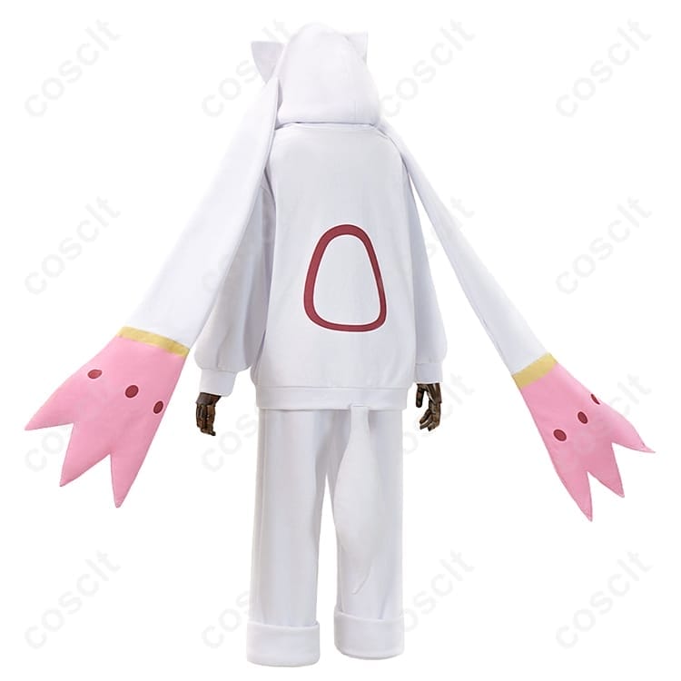 魔法少女まどか☆マギカ 鹿目まどか コスプレ衣装｜着脱しやすいキュゥべえ着ぐるみ版 - 3枚目の画像
