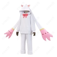 魔法少女まどか☆マギカ 鹿目まどか コスプレ衣装｜着脱しやすいキュゥべえ着ぐるみ版 - 2枚目の画像（サムネイル）