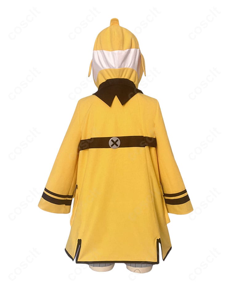 星々の幻境 ぱらぱら天気雨コスプレ衣装のコート背面デザイン