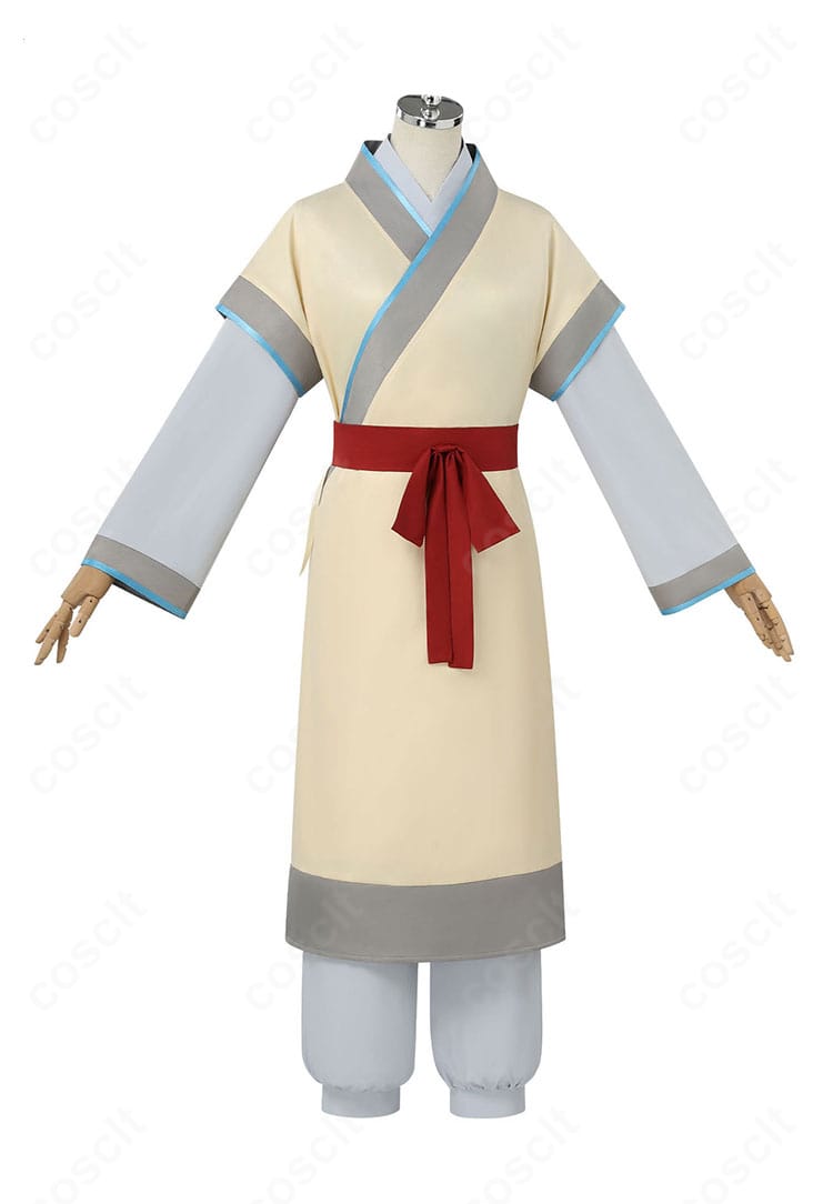 『薬屋のひとりごと』沐清コスプレ衣装の側面シルエットと腰まわり