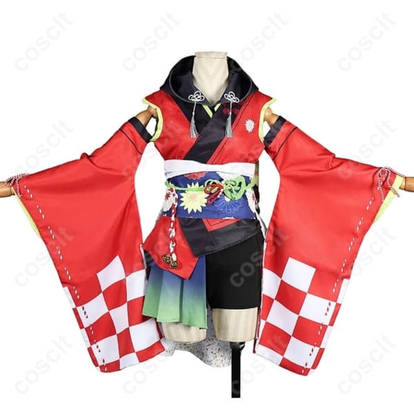 学園アイドルマスター 藤田ことね【冠菊】コスプレ衣装｜夏祭りに映える華やかな和装