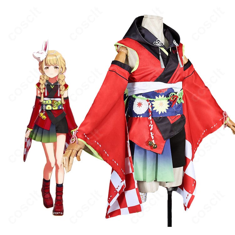 学園アイドルマスター藤田ことねのキャラクターイメージと冠菊コスプレ衣装の商品比較