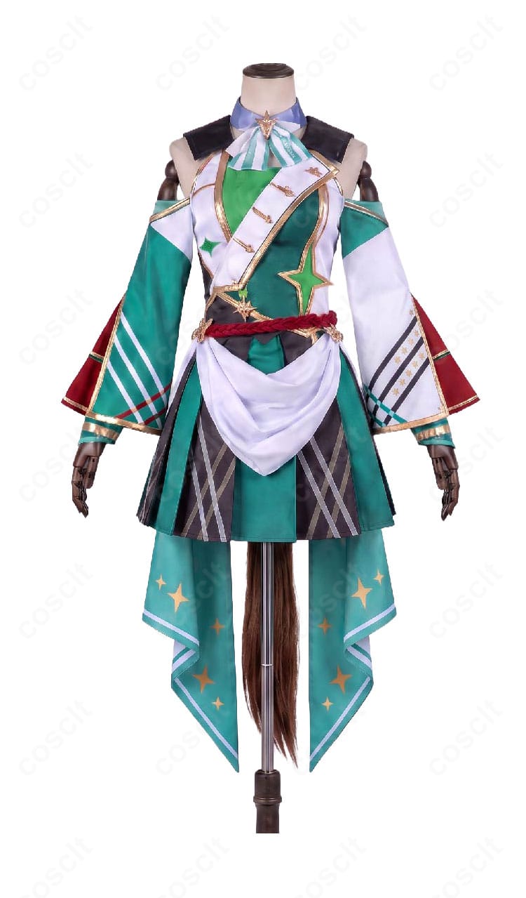 エフフォーリア勝負服コスプレ衣装の正面デザインと高コントラスト配色
