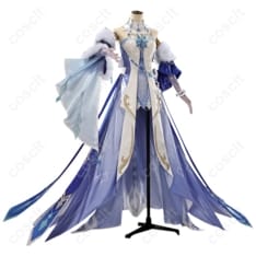 原神 氷の女皇 コスプレ衣装｜王冠と華麗な装飾で威厳を再現する女王ドレス - 1枚目の画像（サムネイル）