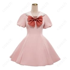 魔法少女まどか☆マギカ 鹿目まどか コスプレ衣装｜軽やかで着脱しやすい半袖ワンピース - 1枚目の画像（サムネイル）