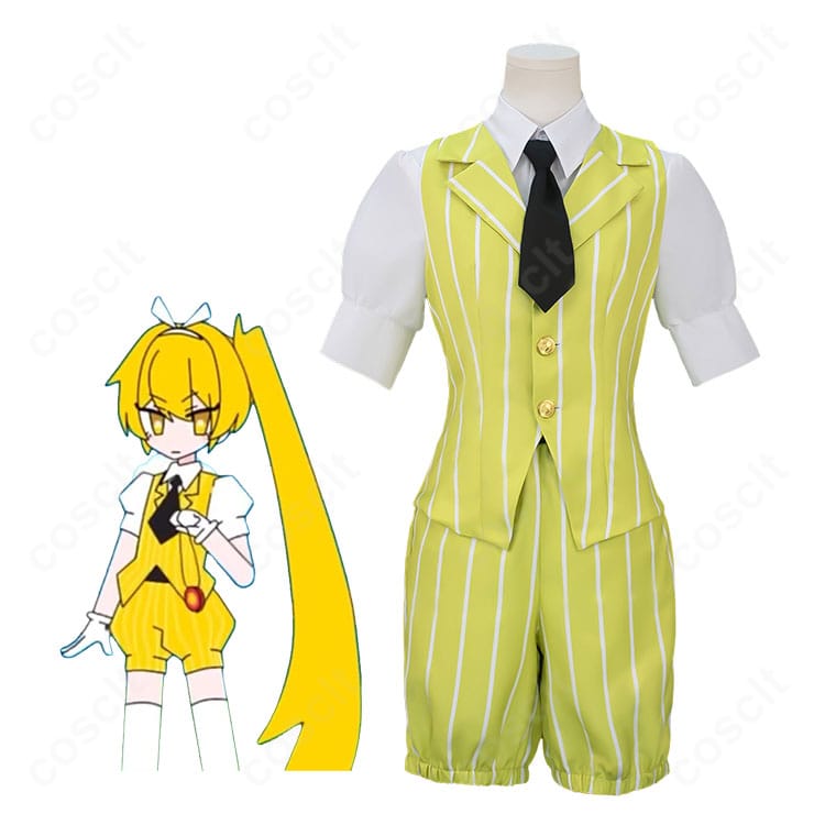メズマライザーの亞北ネル風キャラクターイメージと学園風コスプレ衣装の商品比較