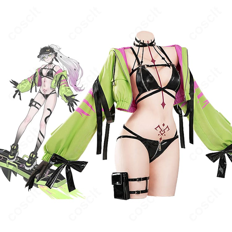 Fate/Grand Order メルトリリス水着第一再臨のキャラクターイメージとコスプレ衣装セット