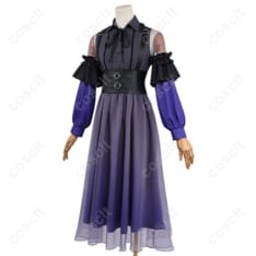 BanG Dream! 夢限大みゅーたいぷ 藤都子 コスプレ衣装｜上品な紫ロングドレス - 2枚目の画像（サムネイル）