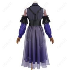 BanG Dream! 夢限大みゅーたいぷ 藤都子 コスプレ衣装｜上品な紫ロングドレス - 3枚目の画像（サムネイル）